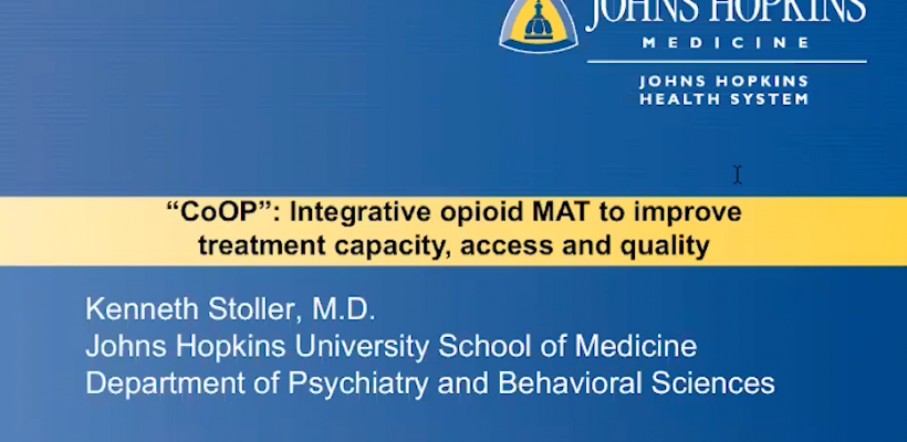 "CoOP": Integrative opioid MAT to improve treatment capacity, access and quality